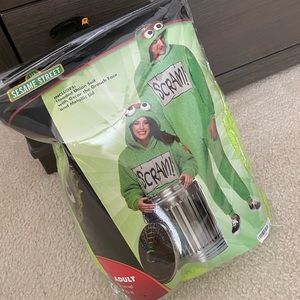 Sesame Street Oscar The Grouch Adult Costume